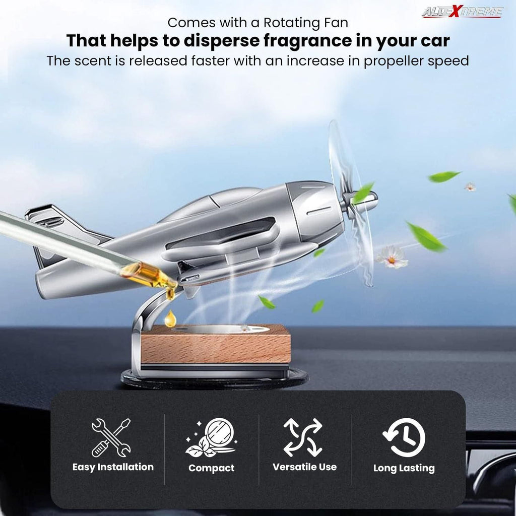 360 Degree Rotating Fan Air Freshener Perfume Oil 860yyn-tc