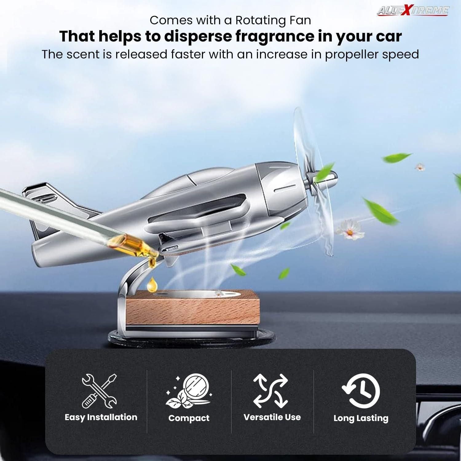 360 Degree Rotating Fan Air Freshener Perfume Oil 860yyn-tc