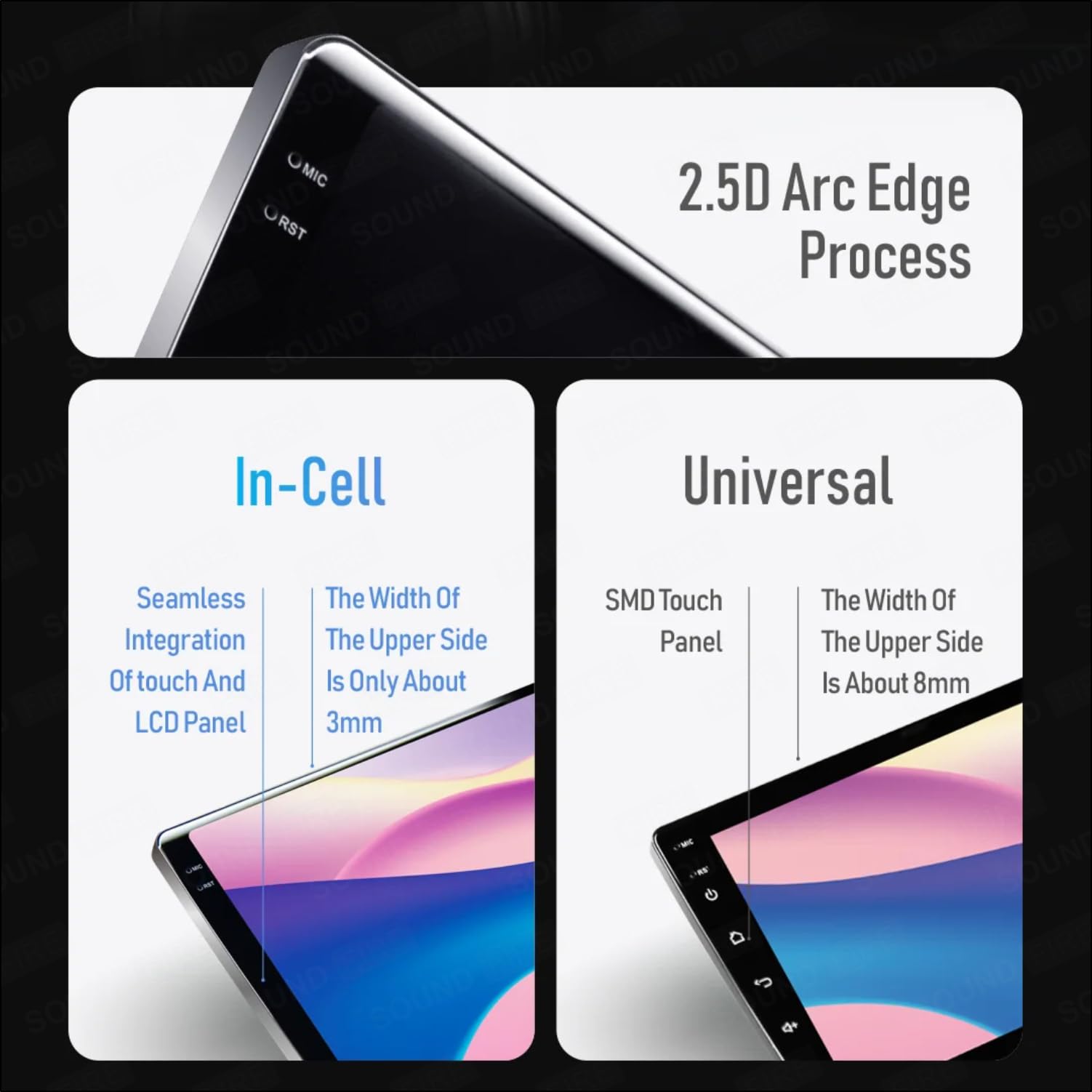 SOUND FIRE NEXGeneration 10.1 Inch 2K Diamond 4GB RAM / 64GB ROM with DSP/QLED/Android Auto/CarPlay Android Car Stereo