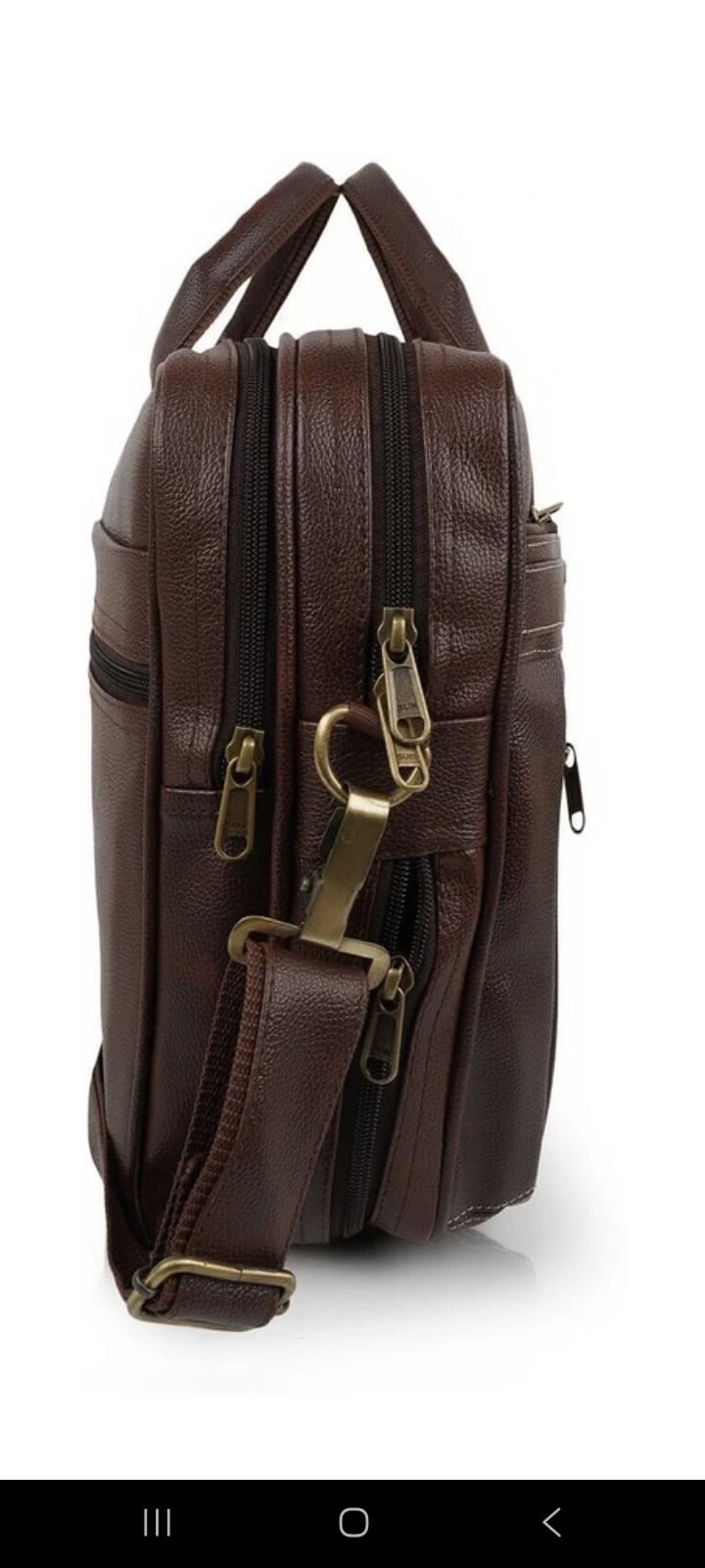 Leather Laptop Bag for Men