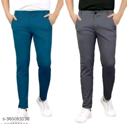 Stylish men 's new design trouser with comboo of 2