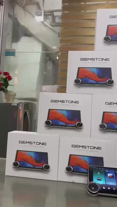 Gemstone 10.1" QLED Android Car Stereo | 2K Display | Dual Knobs | Android Auto & Apple CarPlay | 2GB+32GB / 4GB+64GB | Metal Body with Cooling Fan