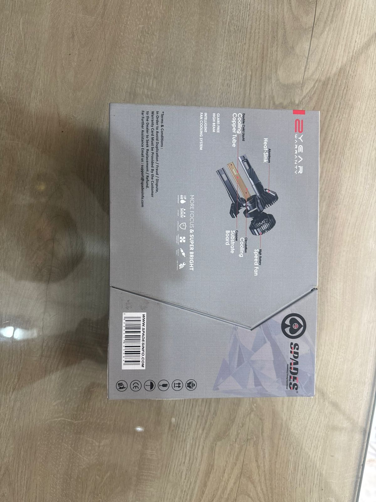 Spades 255 Watt LED Headlight