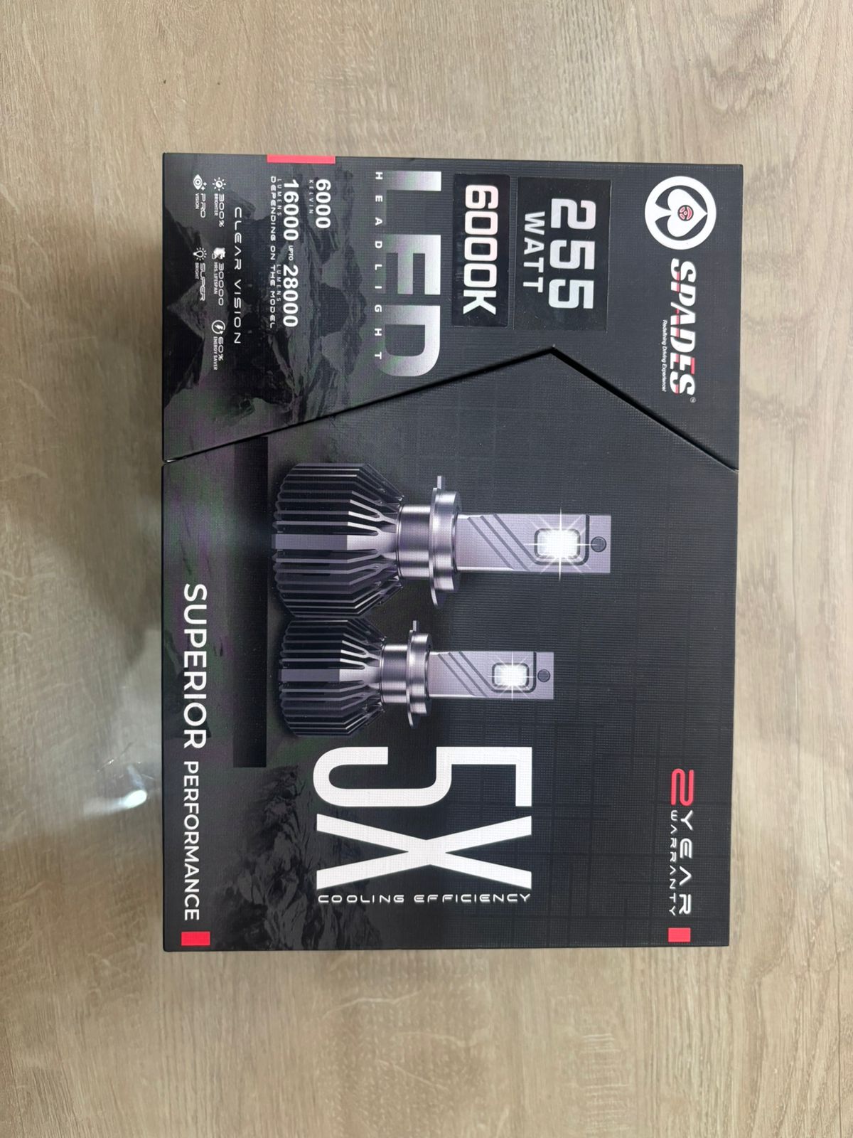 Spades 255 Watt LED Headlight