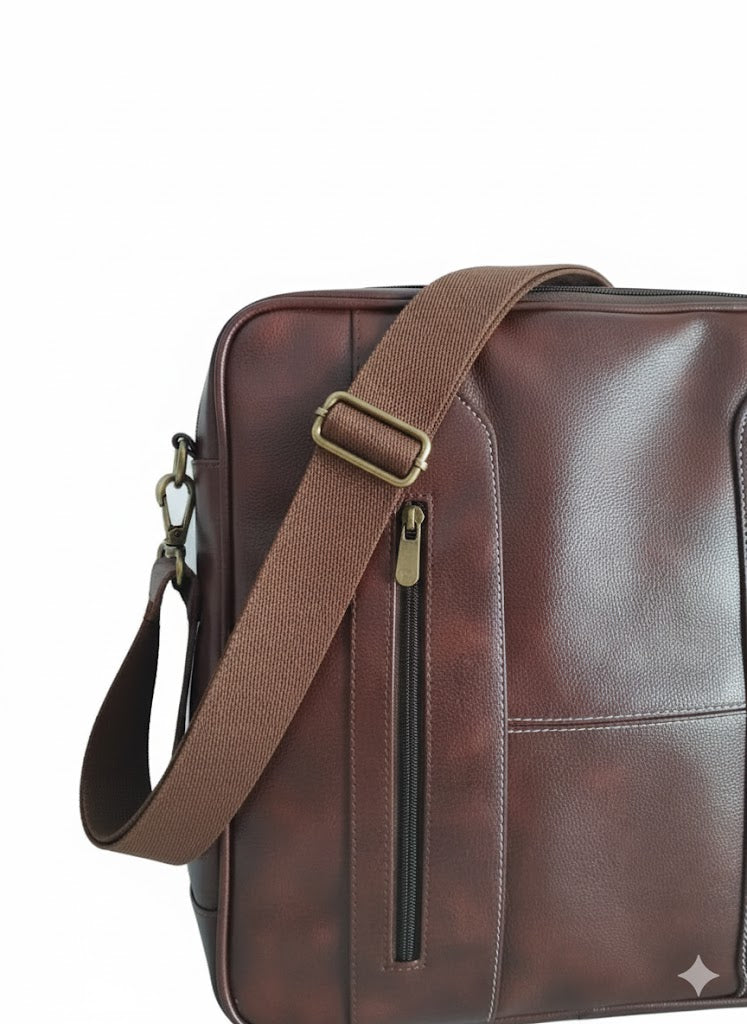 Leather Laptop Bag for Men